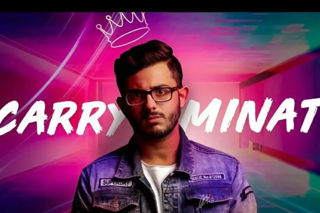 Top 10 YouTubers in India Who Are Dominating the Digital Scene in 2025 6 (One of the top 10 YouTubers in India with most subscribers: CarryMinati)