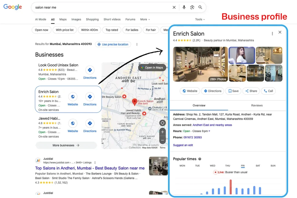 (Alt: Local SEO Checklist: Set up your Google My Business)