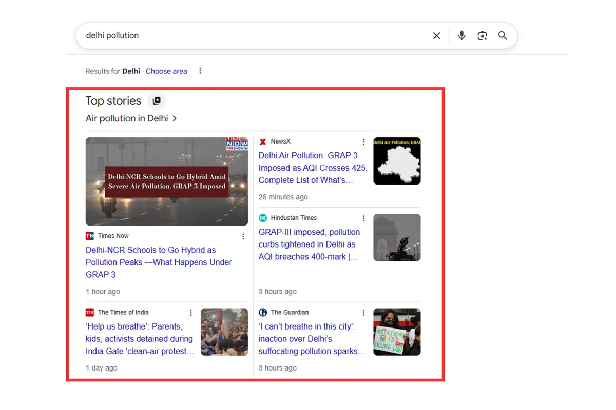 Article Schema screenshot