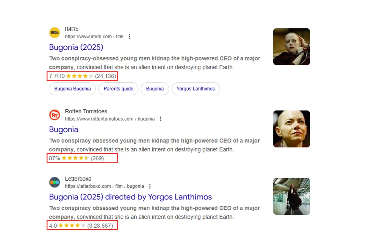 Review Schema screenshot